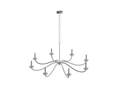 Goth Chandelier 3D model