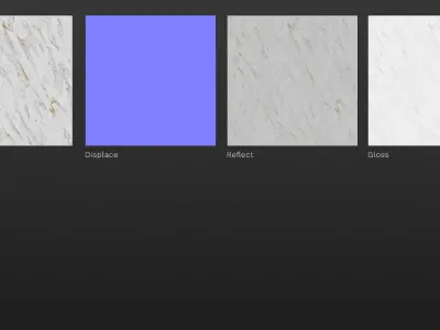 White marble with yellow inserts Texture