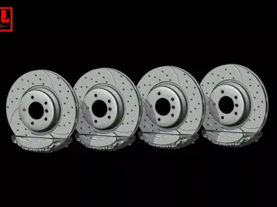 AMG disc brakes 3D print model