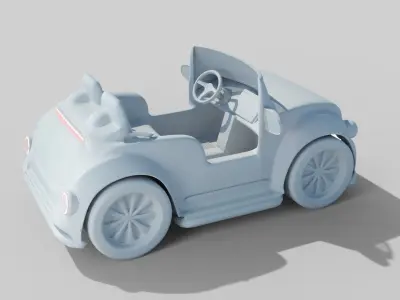 baby car 3D model