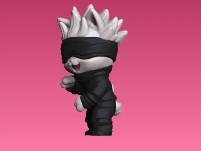 Satoru Gojo gatito 3D print model