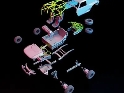 FULL KIT Bronco R Concept  3D print model