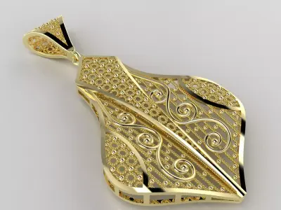 Luxury Statement Necklace for Timeless Style 3D print model