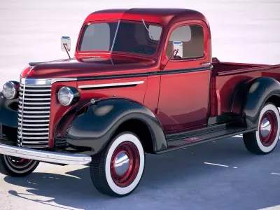 Chevrolet Pickup Truck CG 1939 3D model