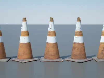 Traffic Cone 3D model