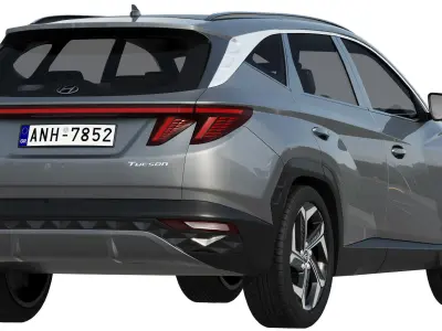 Hyundai Tucson 2021 3D model