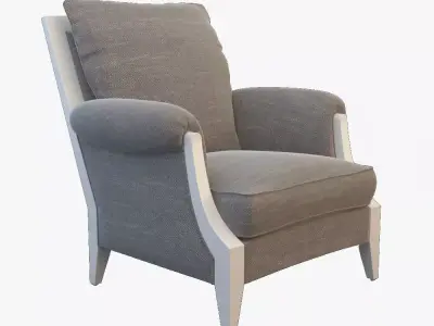 Armchair 3D model 2