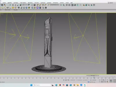 PARKING TERMINAL Low-poly 3D model