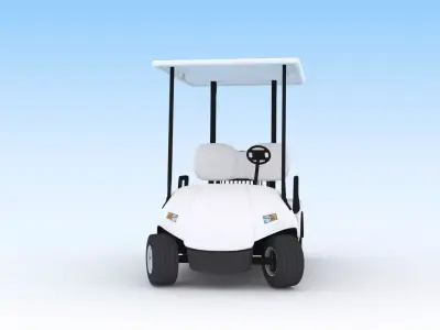 Golf cart 3D model