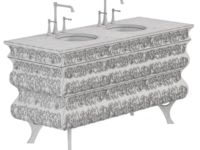 CROCHET I WASHBASIN 3D model