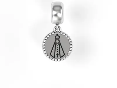 Our Lady of the Apparition Charm 3D print model