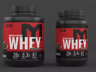 Protein Powder 3D model