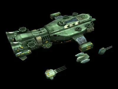 Almighty-Battleship 05 3D model