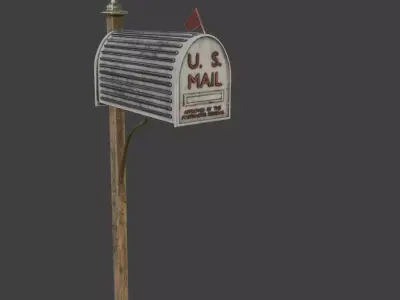 US Mailbox 3D model