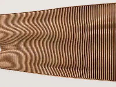 Parametric Wall 05 3D model