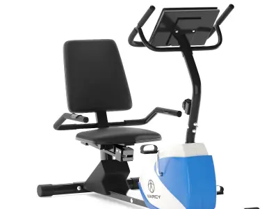 Gym-Tools-Fitness-Body-Building-set-16 exercise bike with mon... 3D model