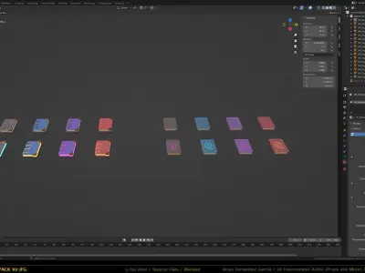 Stylized PBR Dungeon Pack JFG V2 - Source Files - 2022 EDITION Low-poly 3D model