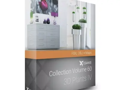 3D Plants IV CGAxis Models Volume 60 FBX OBJ 3D model
