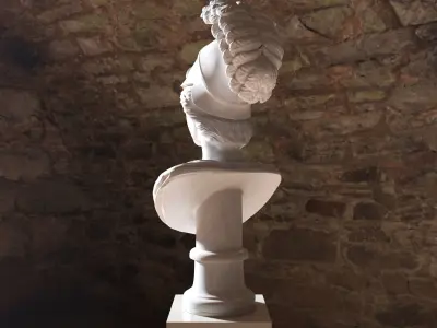 Minerva bust 3D model