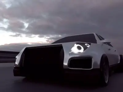 Concept Art Auto 3D model