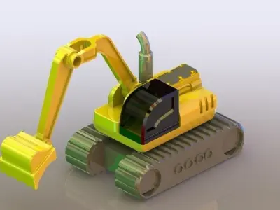 excavator Free 3D model