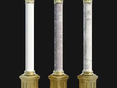 Column Pillars 3D model