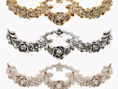 Classic carved 187 3D model