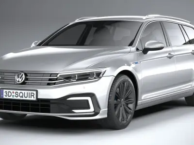 Volkswagen Passat Variant GTE 2020 3D model