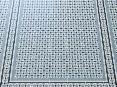 Ceramic floor tile STAMFORD 3D model