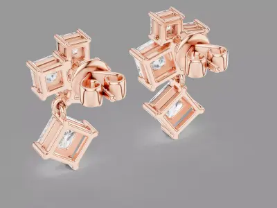 Diamond Drops  3D print model