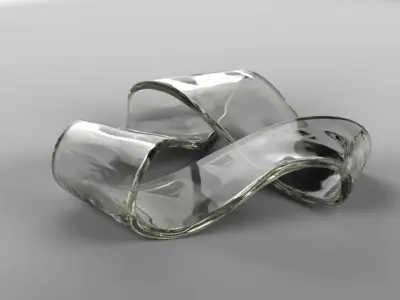 TriMobius silver ring in shape of octopus Free 3D model