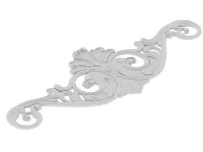Cartouche Ornament 010 3D model
