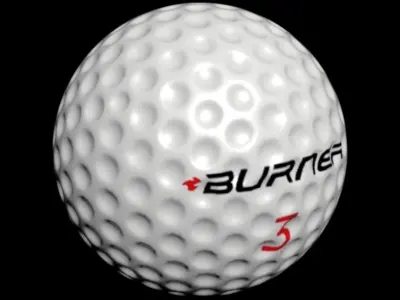 golf ball Low-poly 3D model get