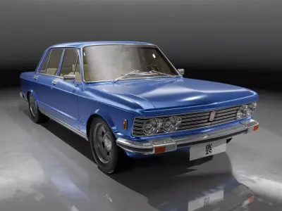 Fiat 130 1970 3D model