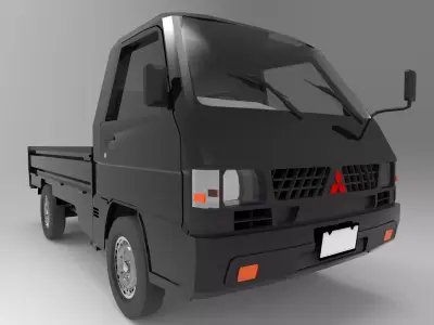 MITSUBISHI COLT L300 LOW POLY Low-poly 3D model