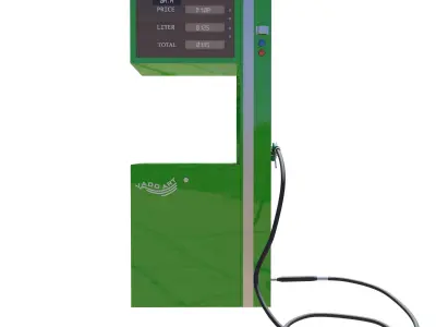 Pump  gas station  3D model
