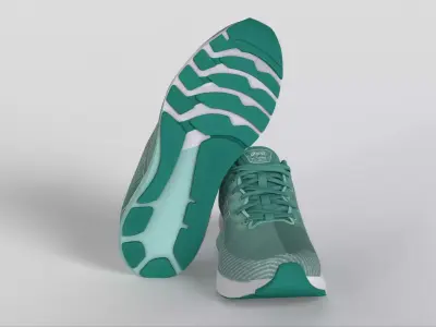 Asics Running Asics Duomax Vs Dynamic Duomax Low-poly 3D model
