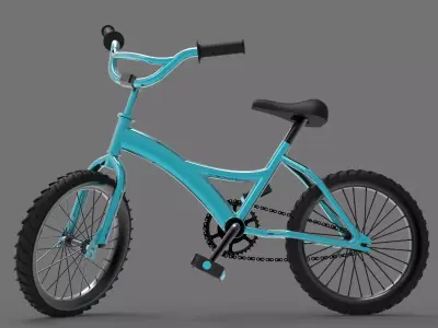 3D Bicycle 3D model