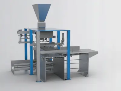 Full automatic bag-making packing machine  3D model