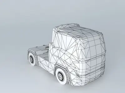 Truck template NEG Free 3D model