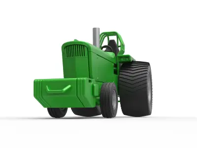 Pulling Tractor Pro Stock Scale 1 to 25 3D print model