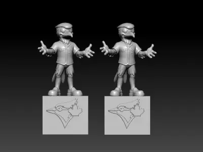 MLB - Toronto Blue Jays mascot statue - 3d print 3D print model