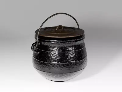 Stylized Fantasy Cauldron Game Ready 3D Asset Low-poly 3D model