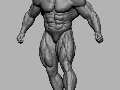 Jay Cutler bodybuilder 3D print model