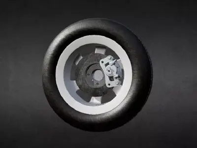 3D model Maruti Suzuki alloy wheels 3D model