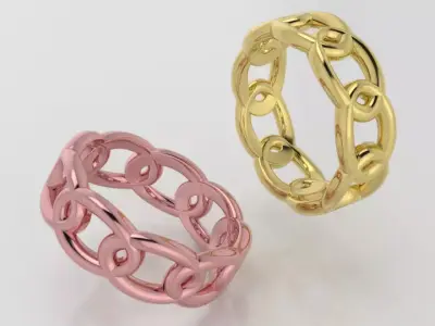 Chain Ring 3D print model