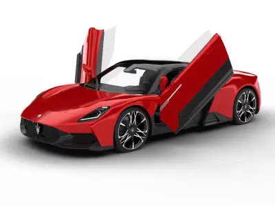 Maserati MCPura 2026 HQ 3d model 3D model