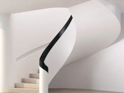 Spiral staircase 14 3D model