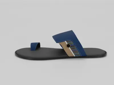 Ultra Realistic Arabic Sandals  Low-poly 3D model