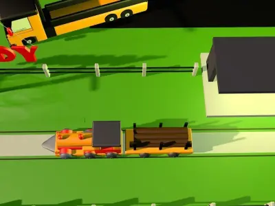 Cidade train 3D model